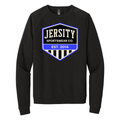 Jersity Vintage Shield - District Perfect Tri Fleece Crewneck Sweatshirt