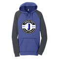Jersity circle- District Lightweight Fleece Raglan Hoodie