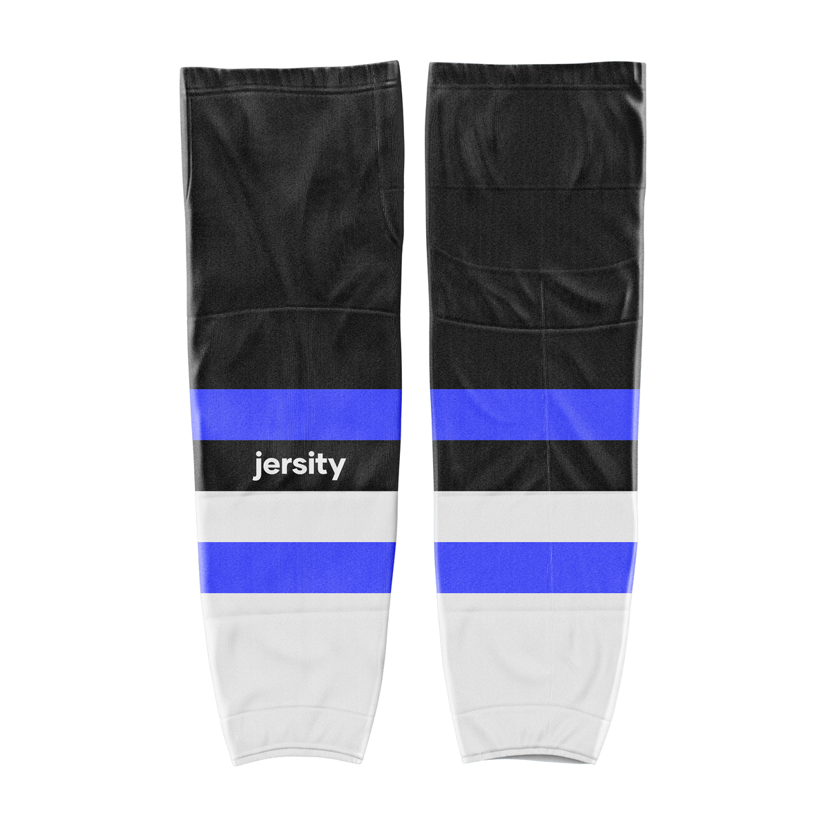 Team Jersity - White Hockey Socks