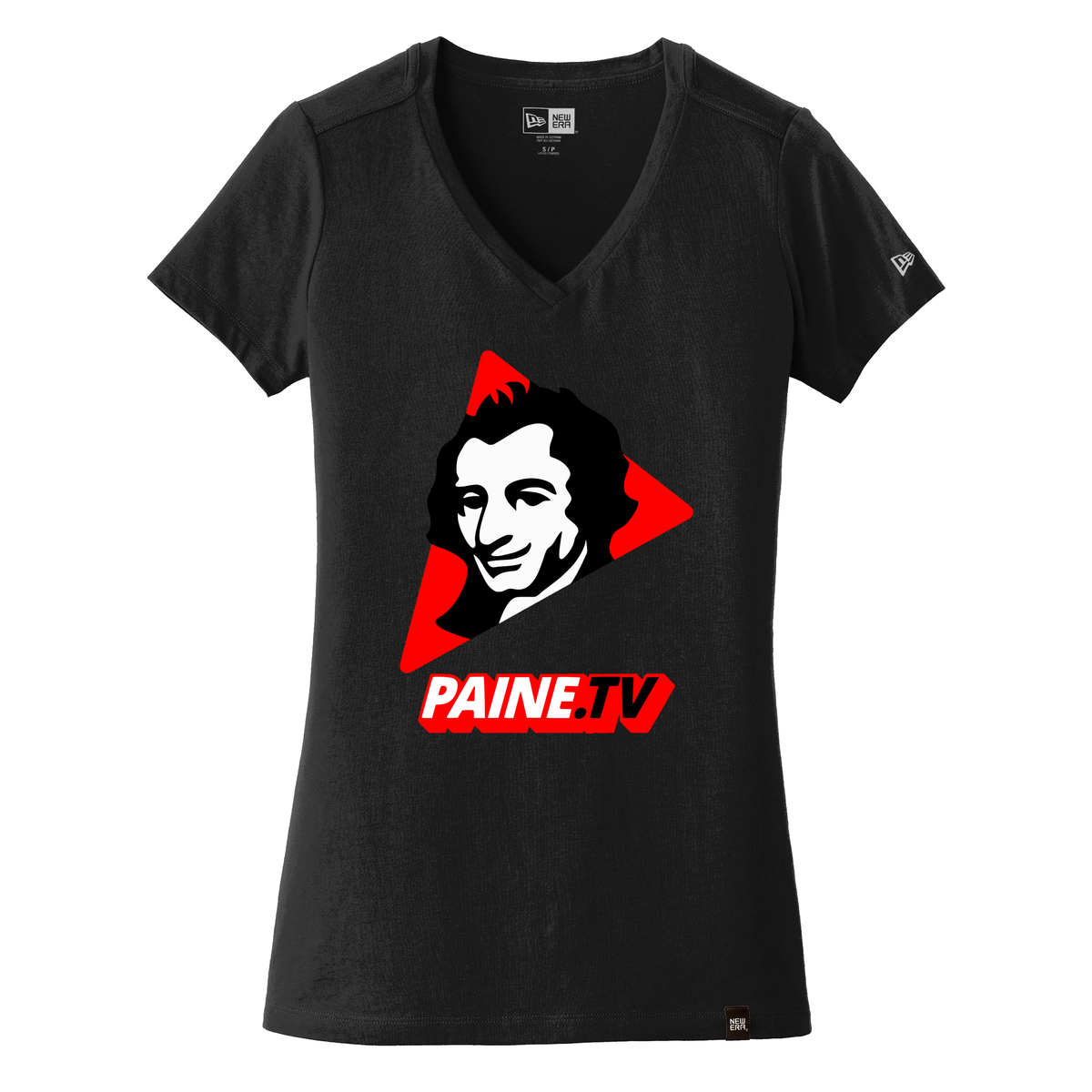 Paine.TV - New Era Women's Heritage Blend V-Neck Tee