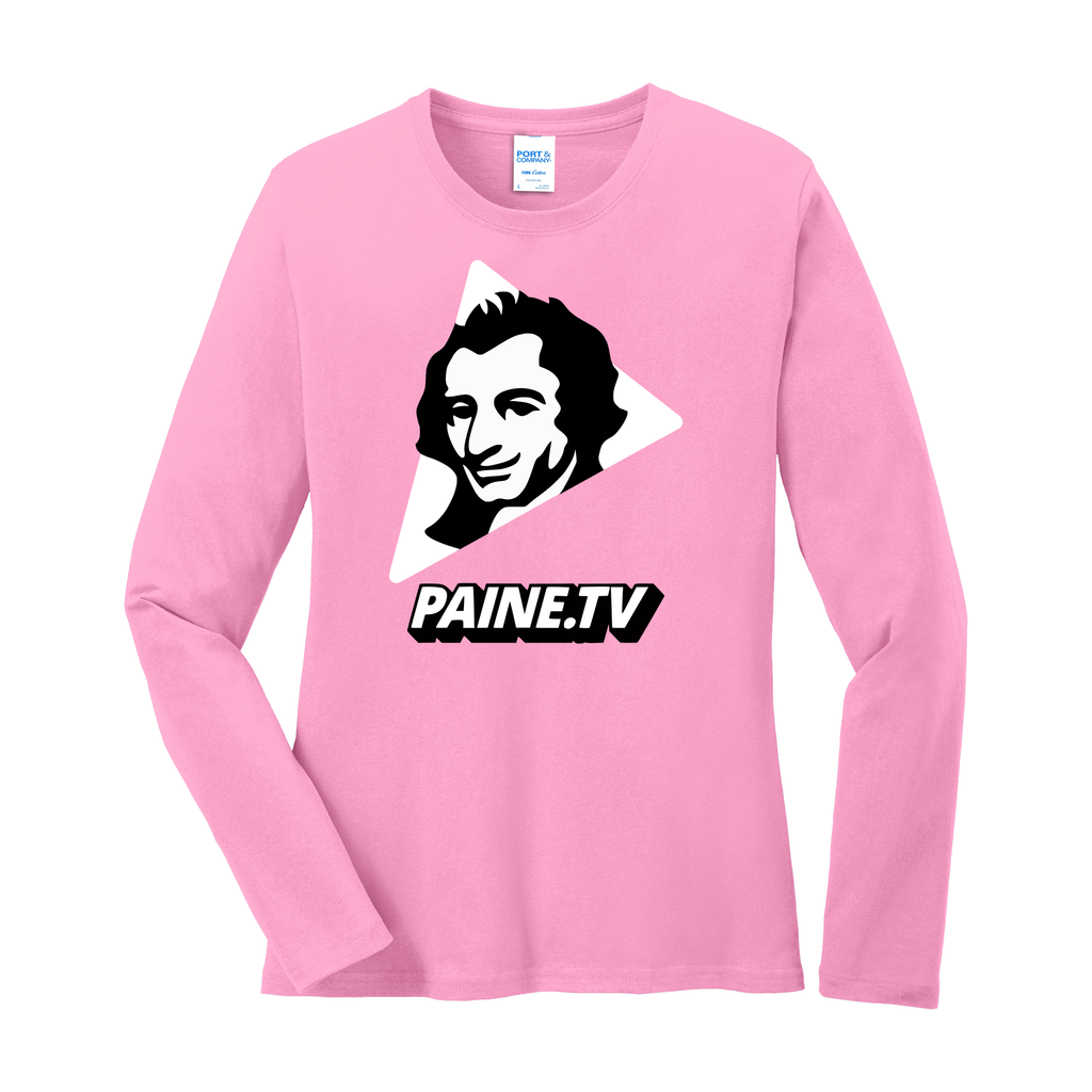 Paine.TV - Port & Co Women's Long Sleeve Core Cotton Tee