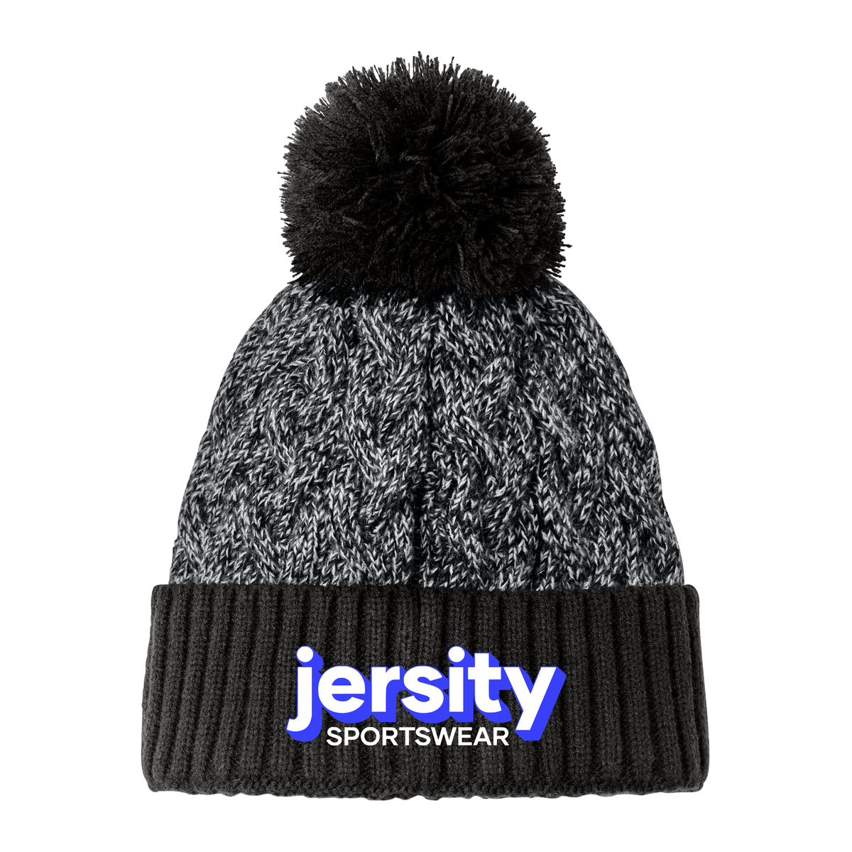 Jersity - New Era Marled Knit Pom Beanie