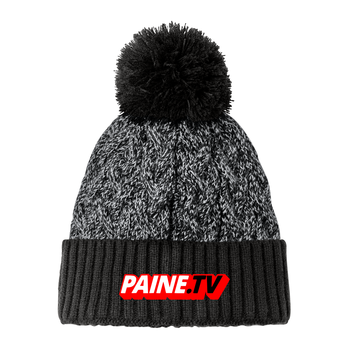 Paine.TV - New Era Marled Knit Pom Beanie