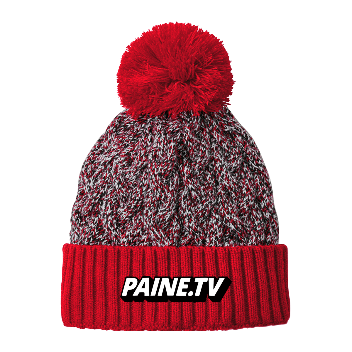 Paine.TV - New Era Marled Knit Pom Beanie