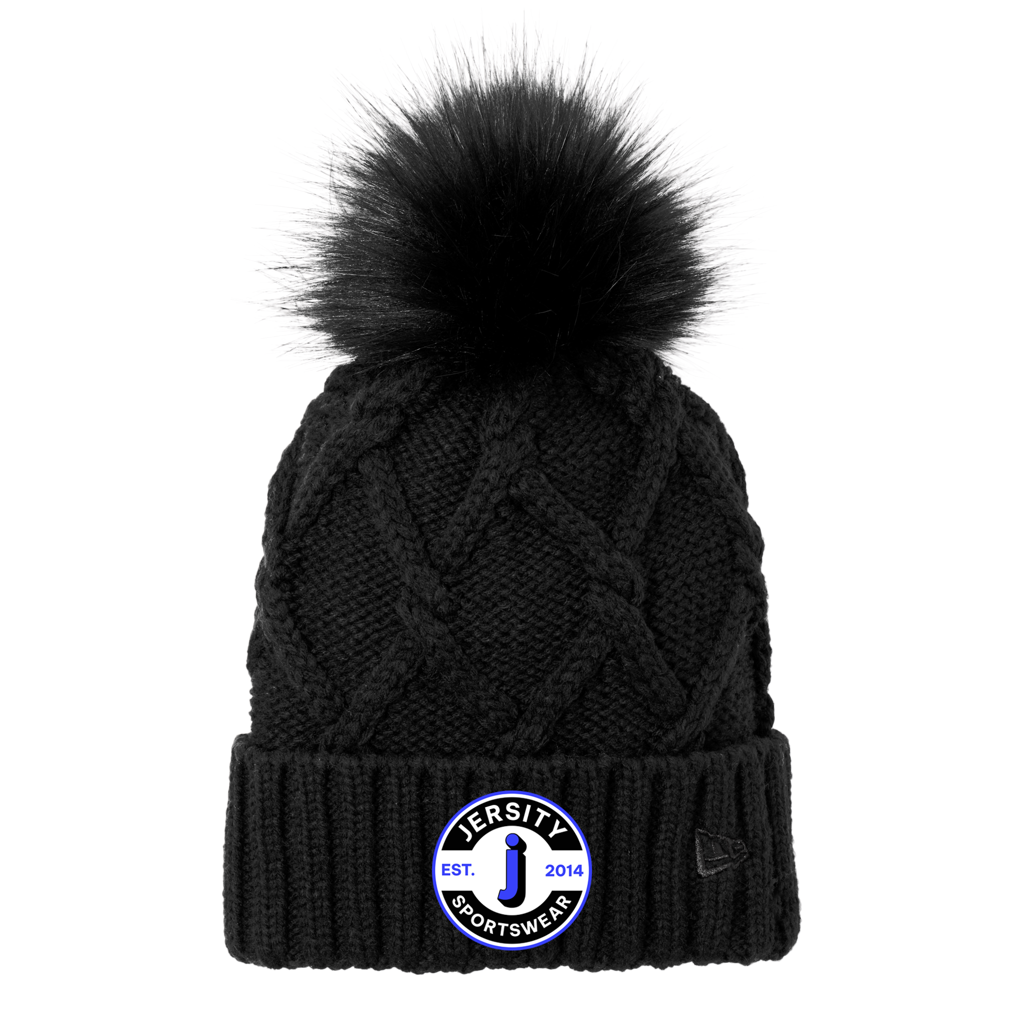 Jersity circle - New Era Faux Fur Pom Beanie