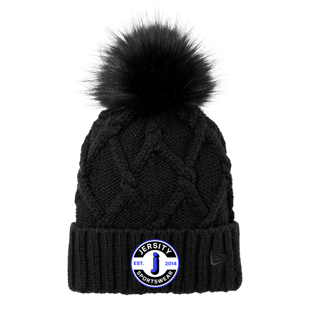 Jersity circle - New Era Faux Fur Pom Beanie