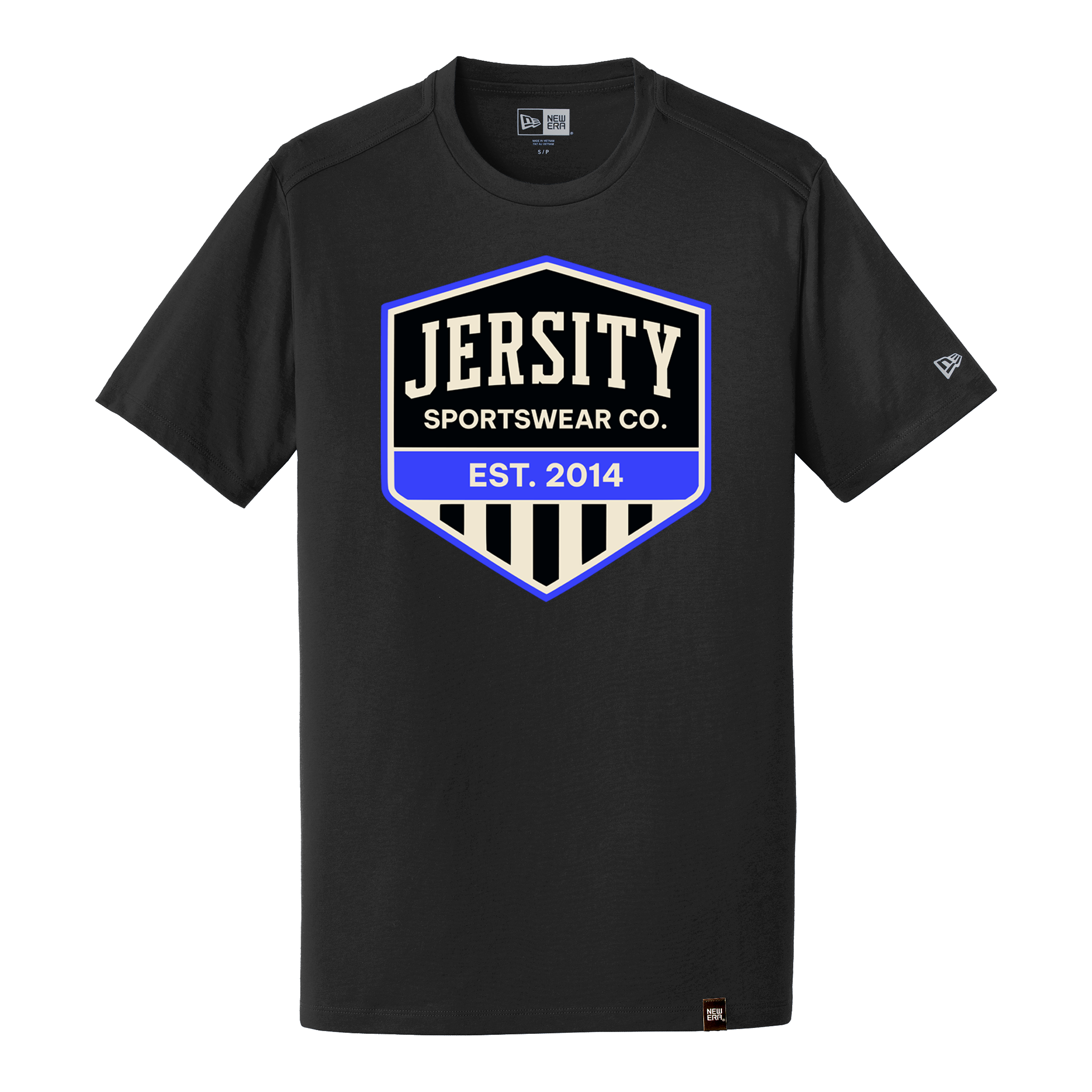 Jersity Vintage Shield - New Era Heritage Blend Crew Tee