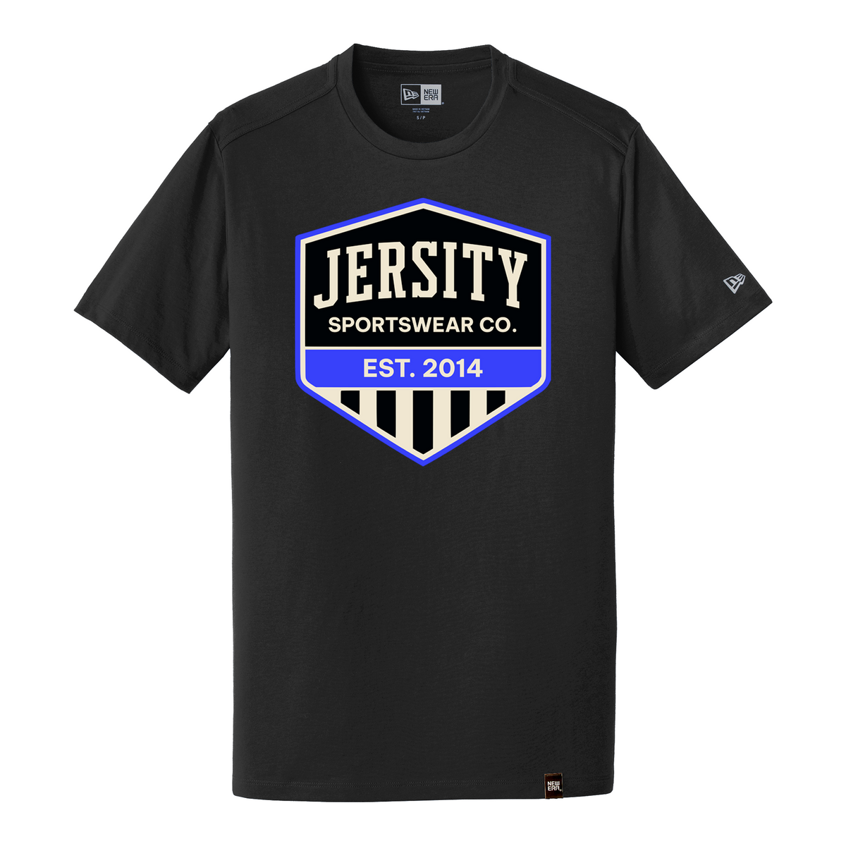 Jersity Vintage Shield - New Era Heritage Blend Crew Tee