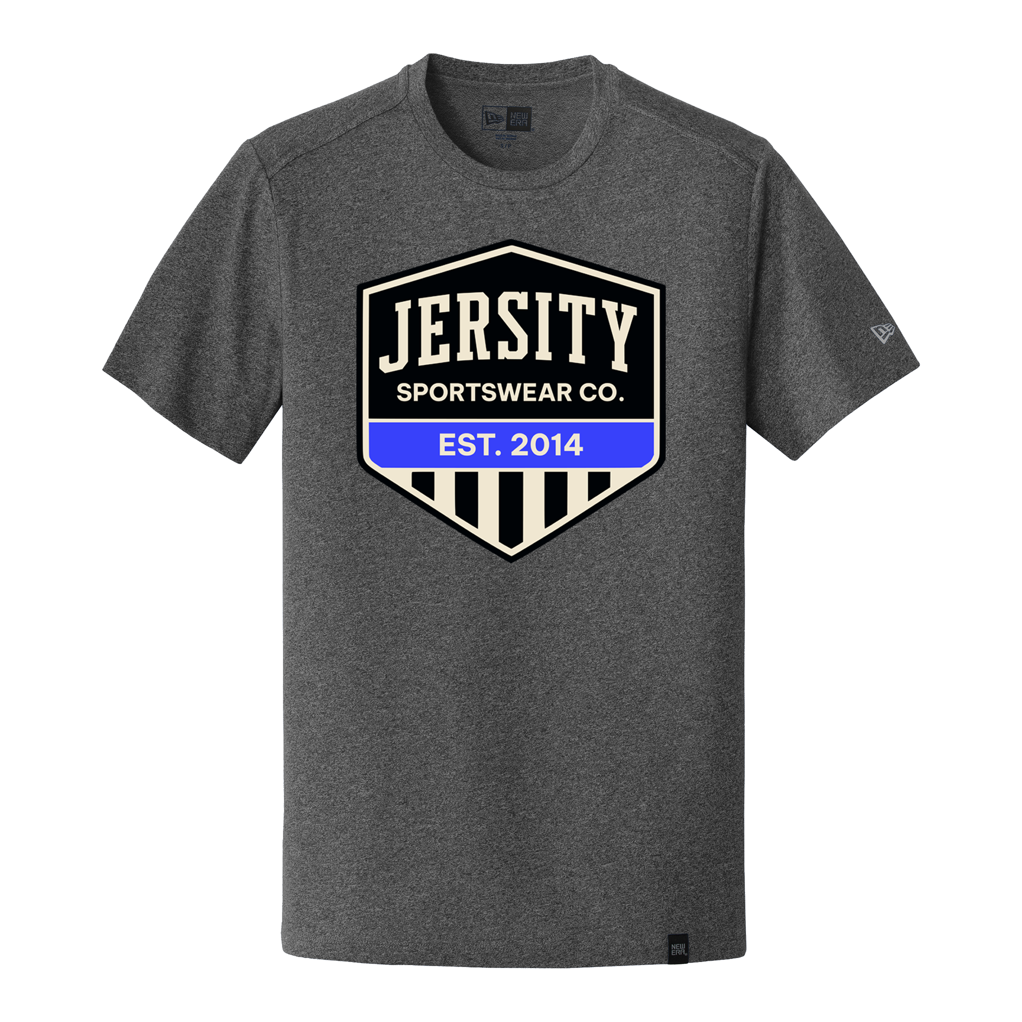 Jersity Vintage Shield - New Era Heritage Blend Crew Tee