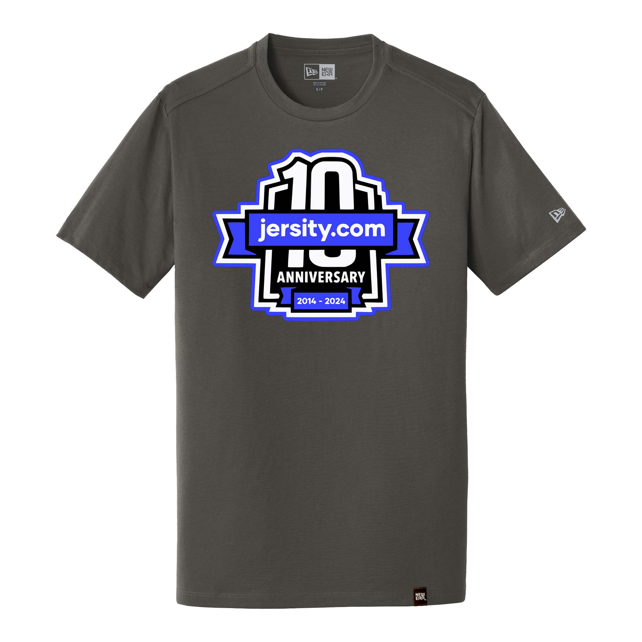 Jersity 10th Anniversary - New Era Heritage Blend Crew Tee