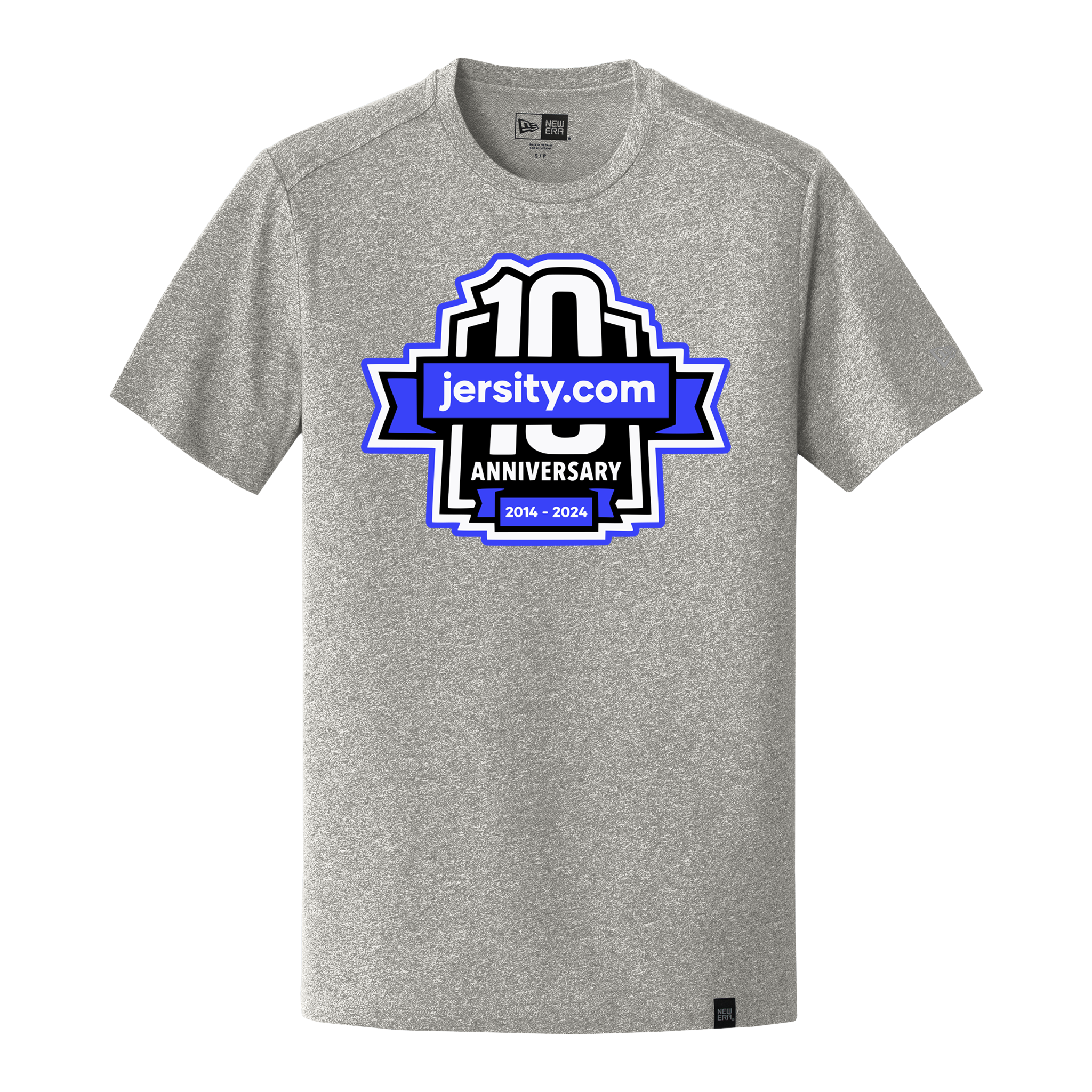 Jersity 10th Anniversary - New Era Heritage Blend Crew Tee