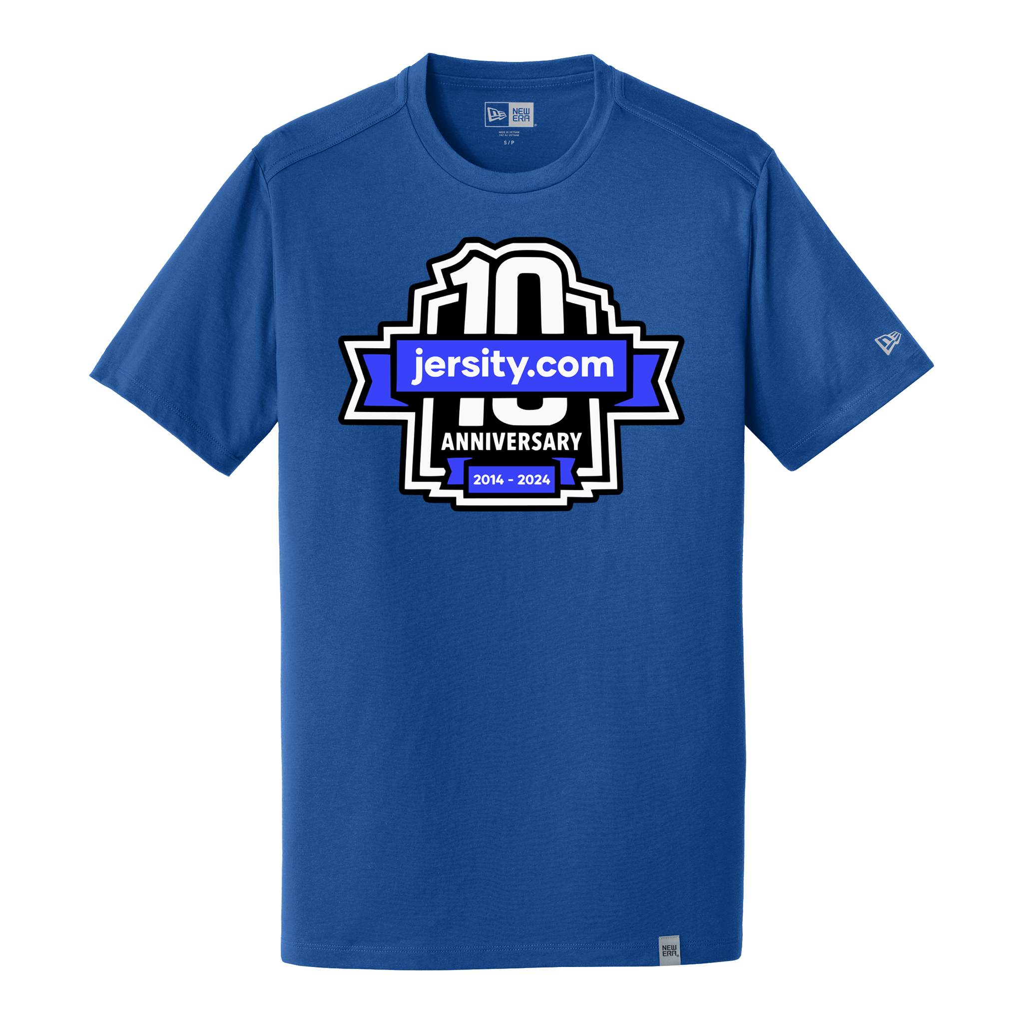 Jersity 10th Anniversary - New Era Heritage Blend Crew Tee