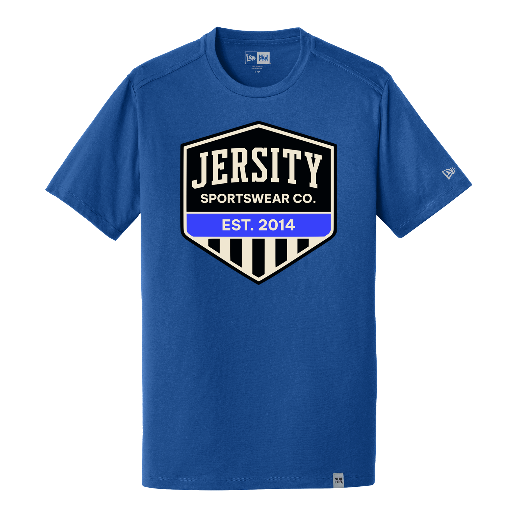 Jersity Vintage Shield - New Era Heritage Blend Crew Tee