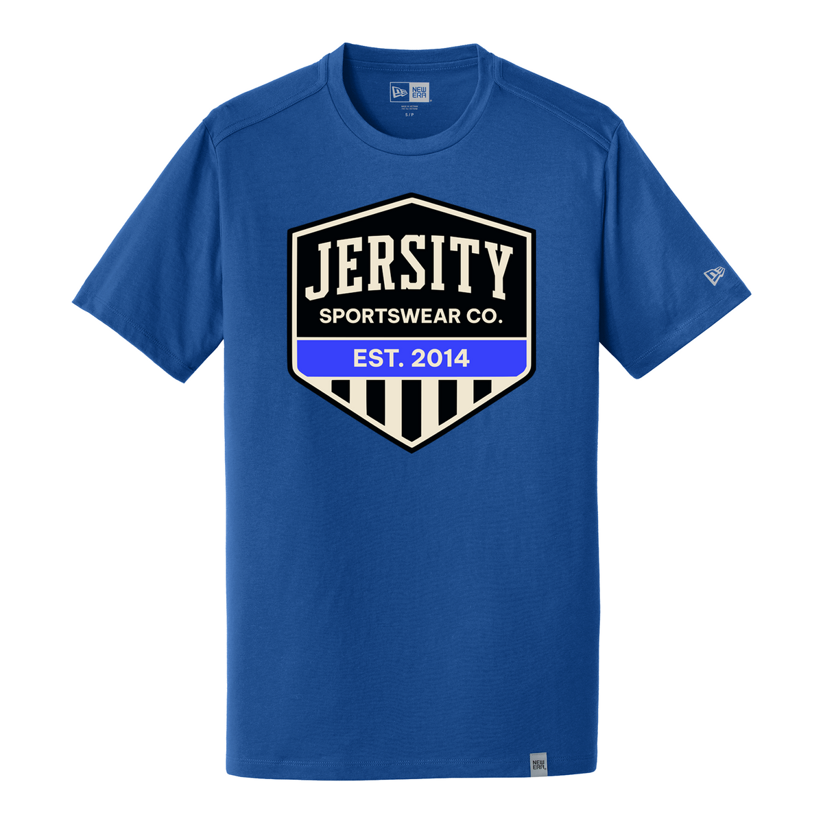 Jersity Vintage Shield - New Era Heritage Blend Crew Tee