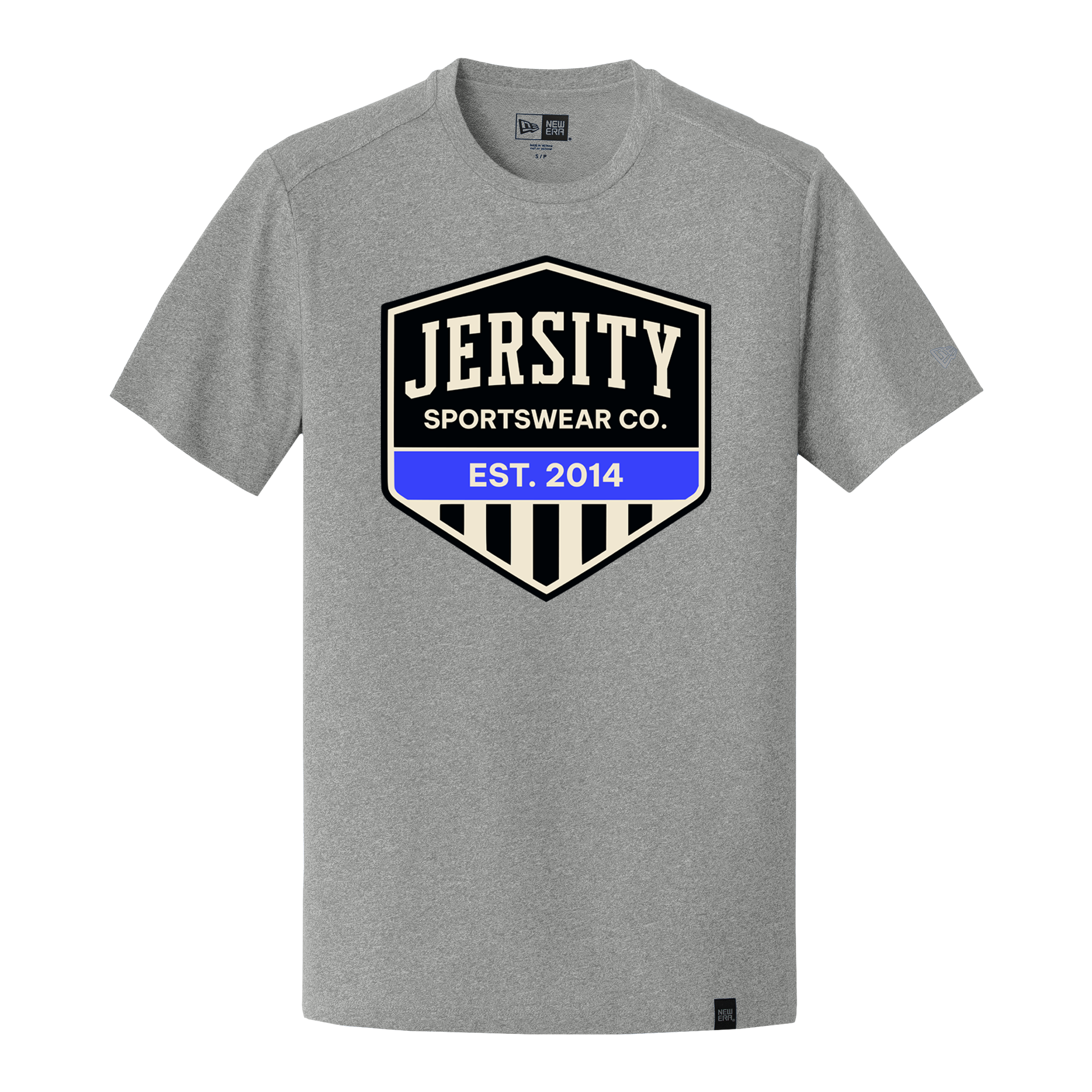 Jersity Vintage Shield - New Era Heritage Blend Crew Tee