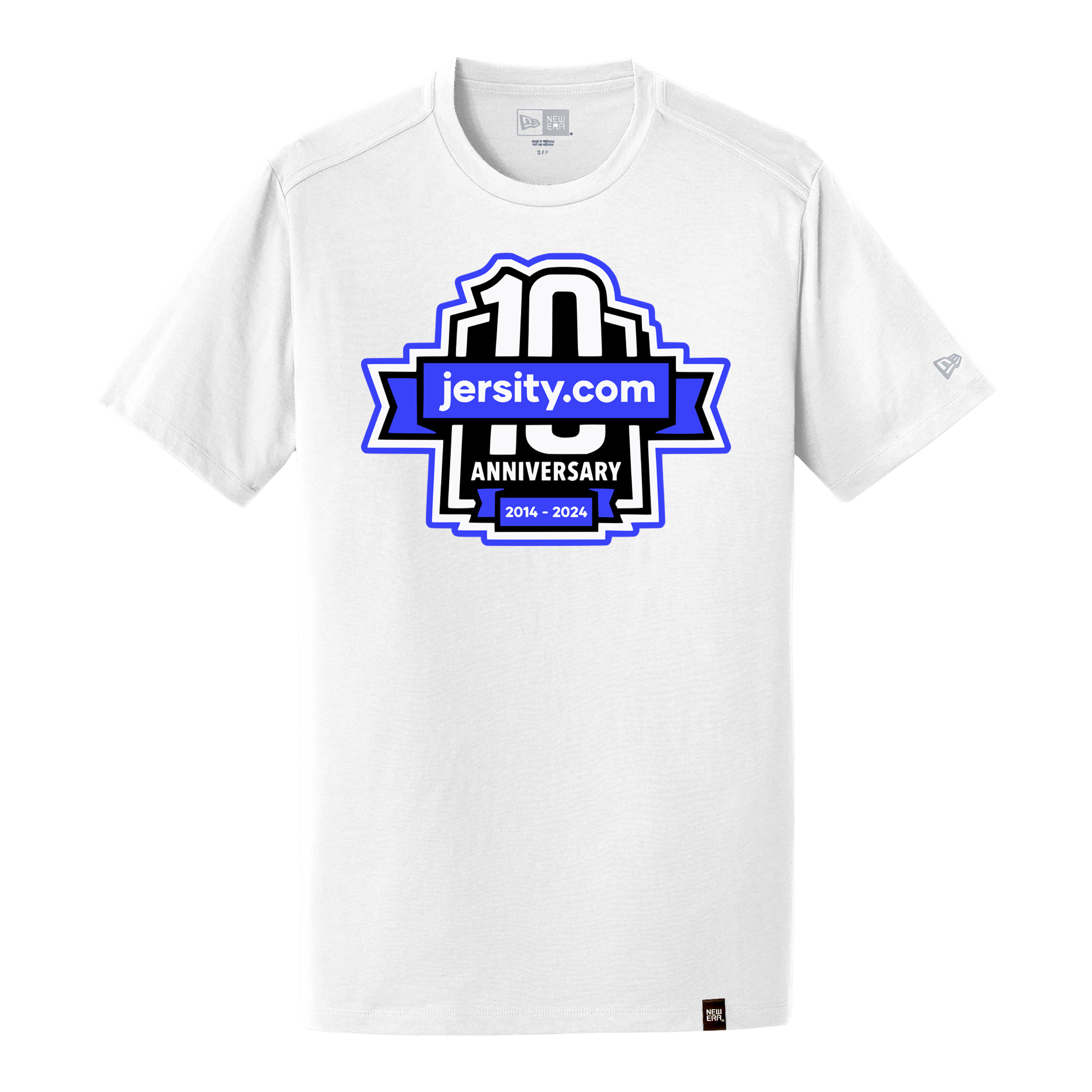 Jersity 10th Anniversary - New Era Heritage Blend Crew Tee