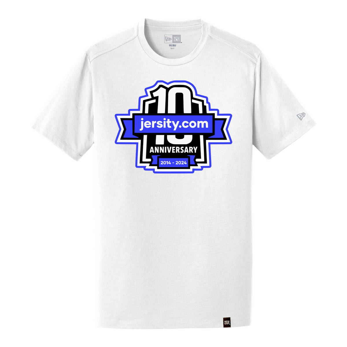 Jersity 10th Anniversary - New Era Heritage Blend Crew Tee