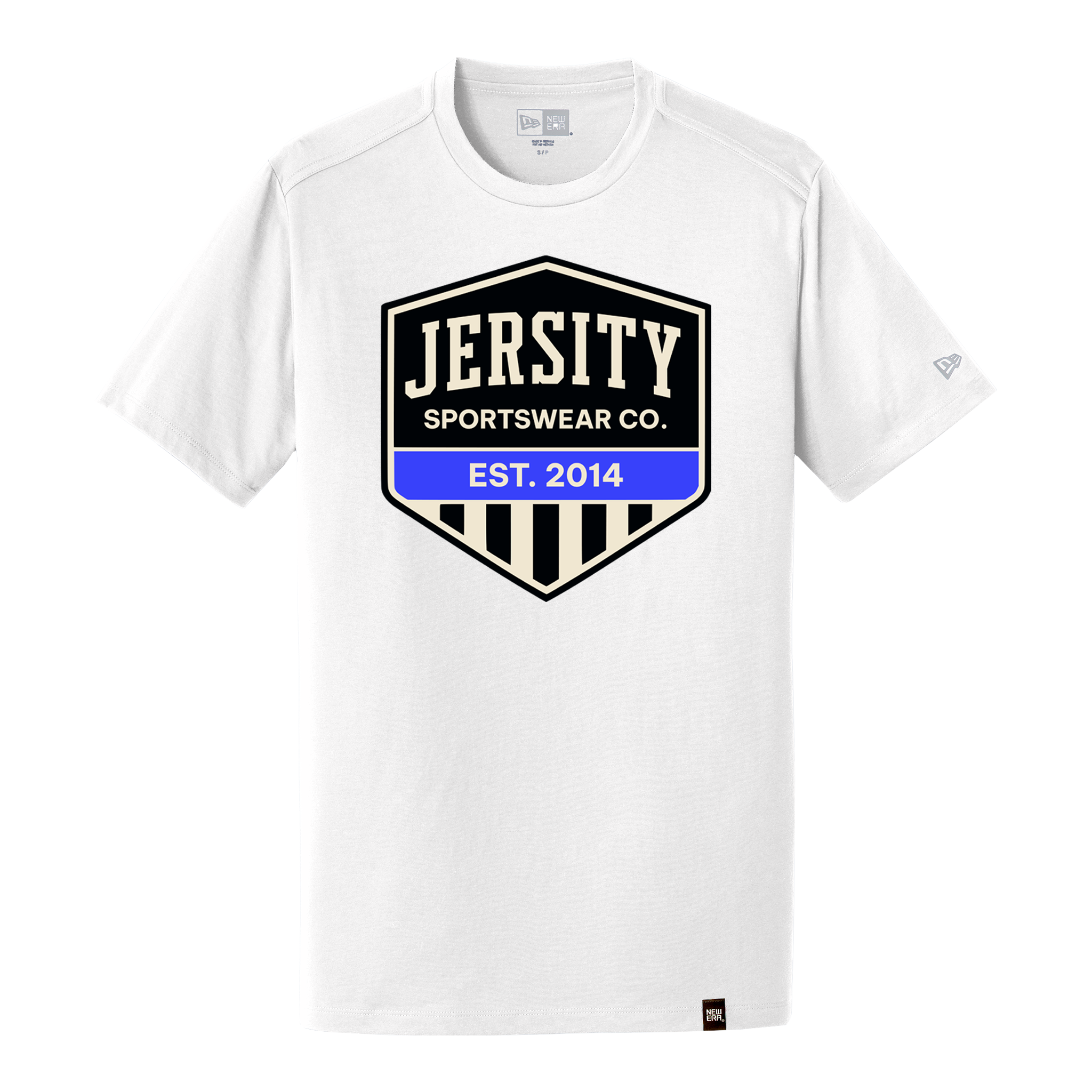 Jersity Vintage Shield - New Era Heritage Blend Crew Tee