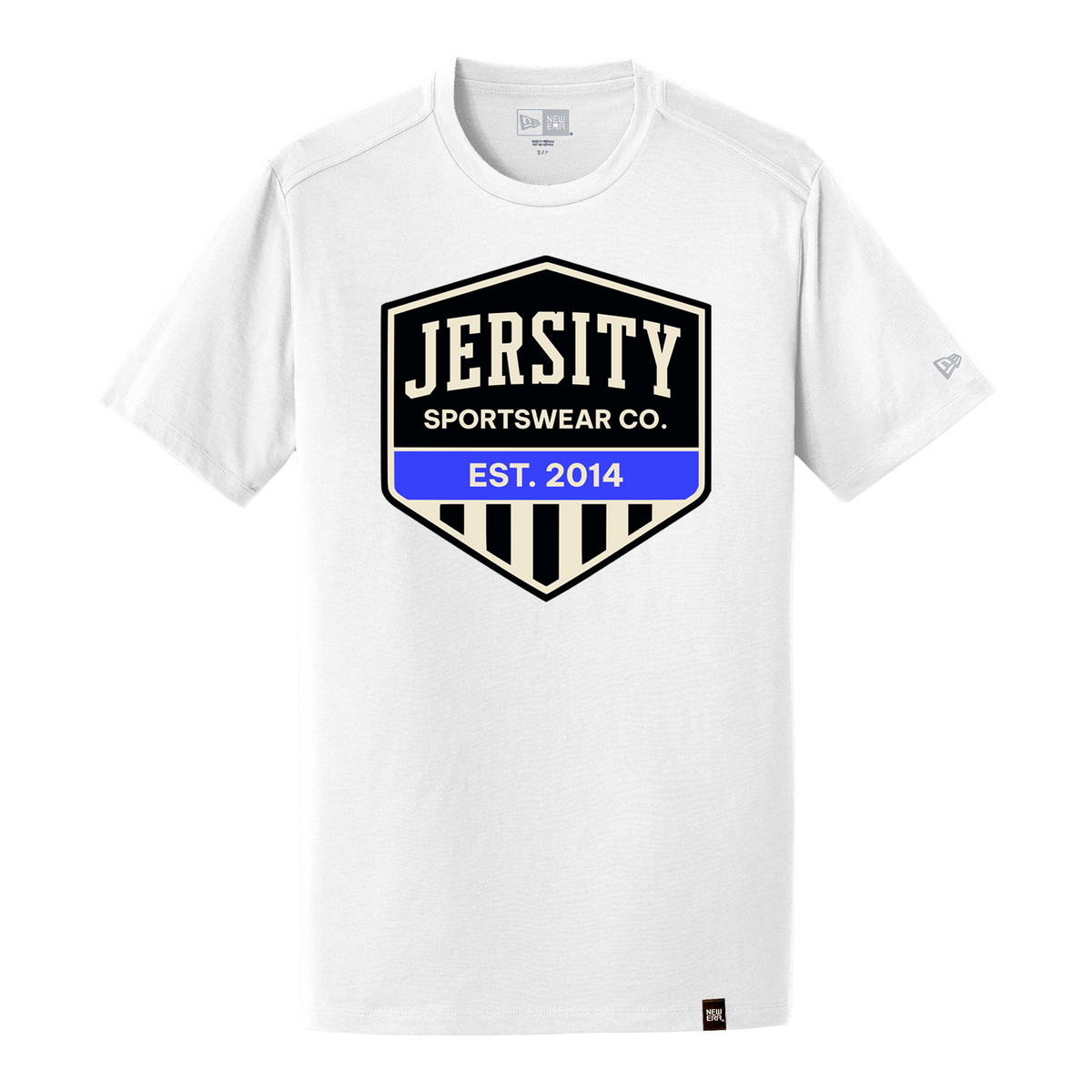 Jersity Vintage Shield - New Era Heritage Blend Crew Tee