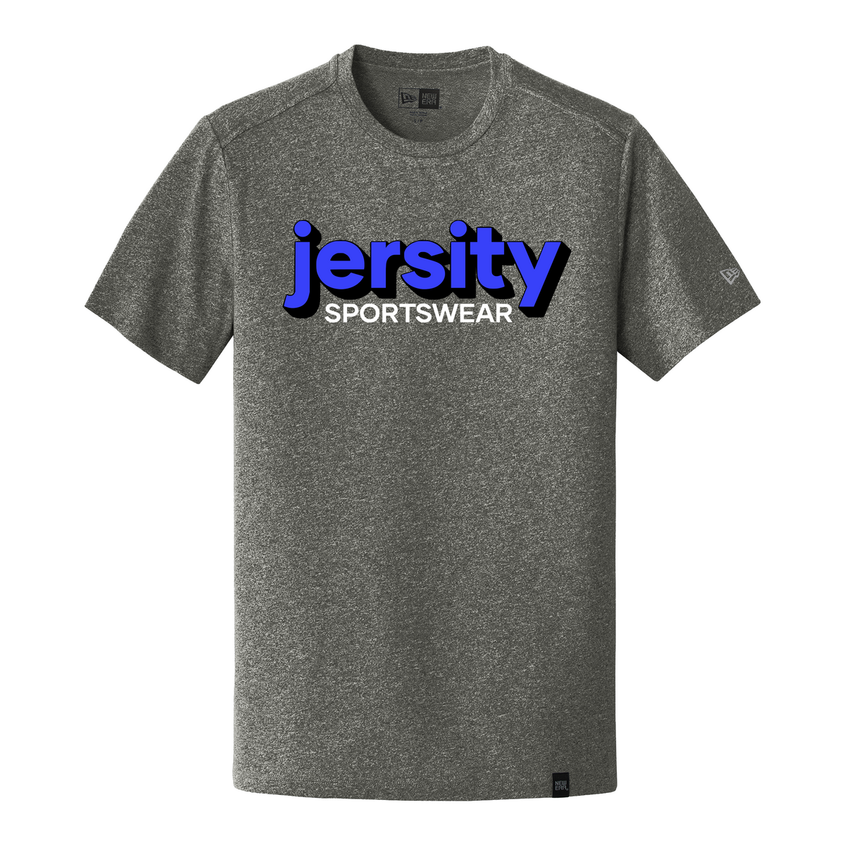 Jersity Wordmark - New Era Heritage Blend Crew Tee