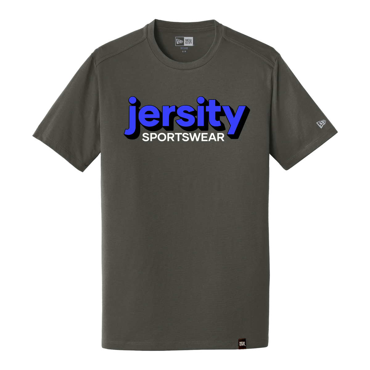 Jersity Wordmark - New Era Heritage Blend Crew Tee