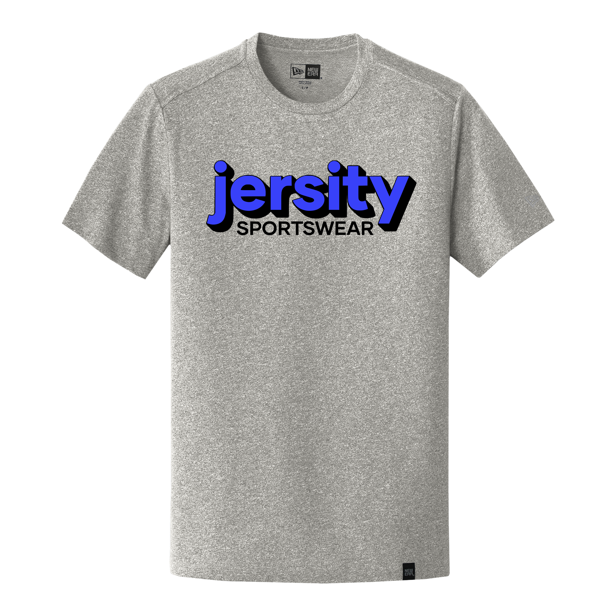 Jersity Wordmark - New Era Heritage Blend Crew Tee