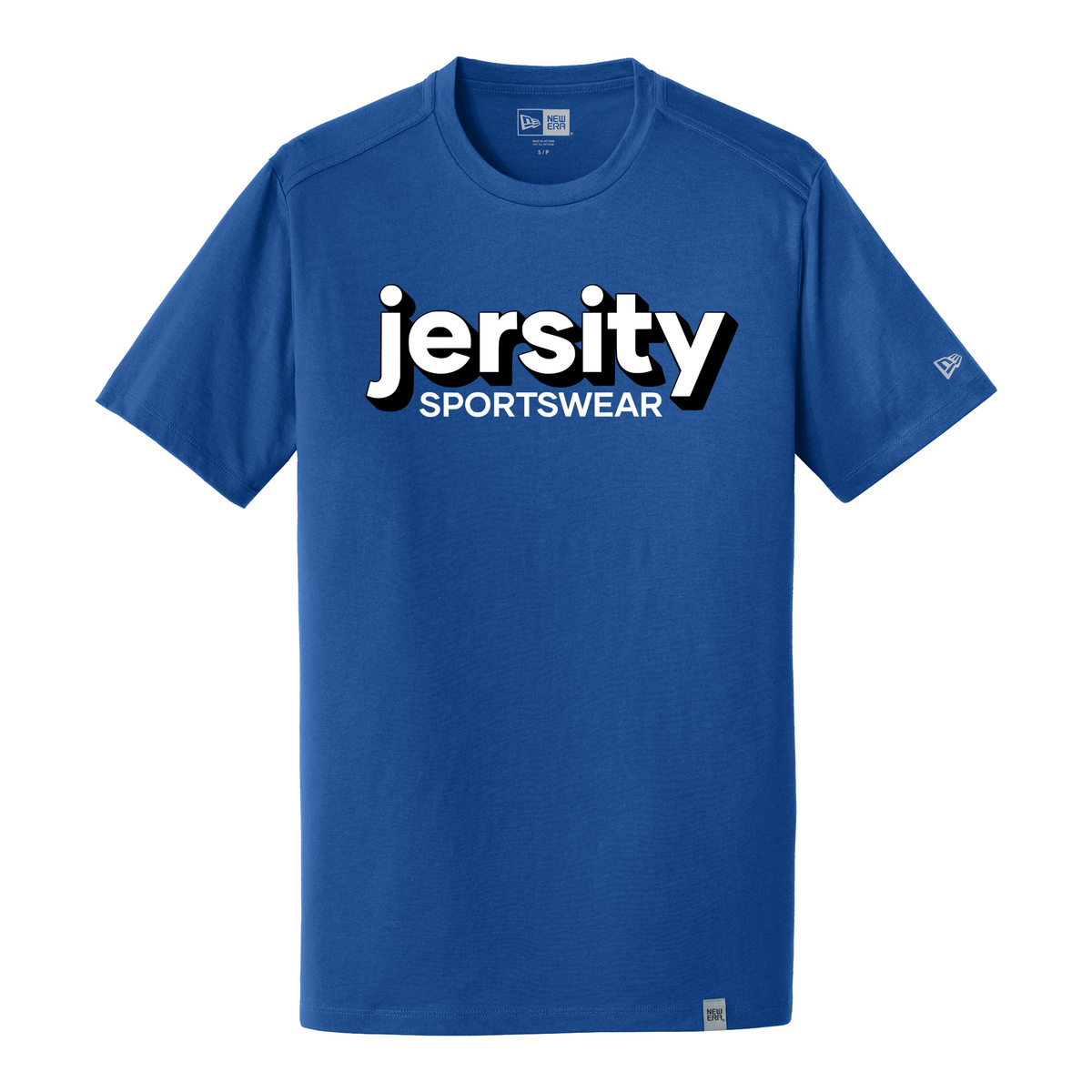Jersity Wordmark - New Era Heritage Blend Crew Tee