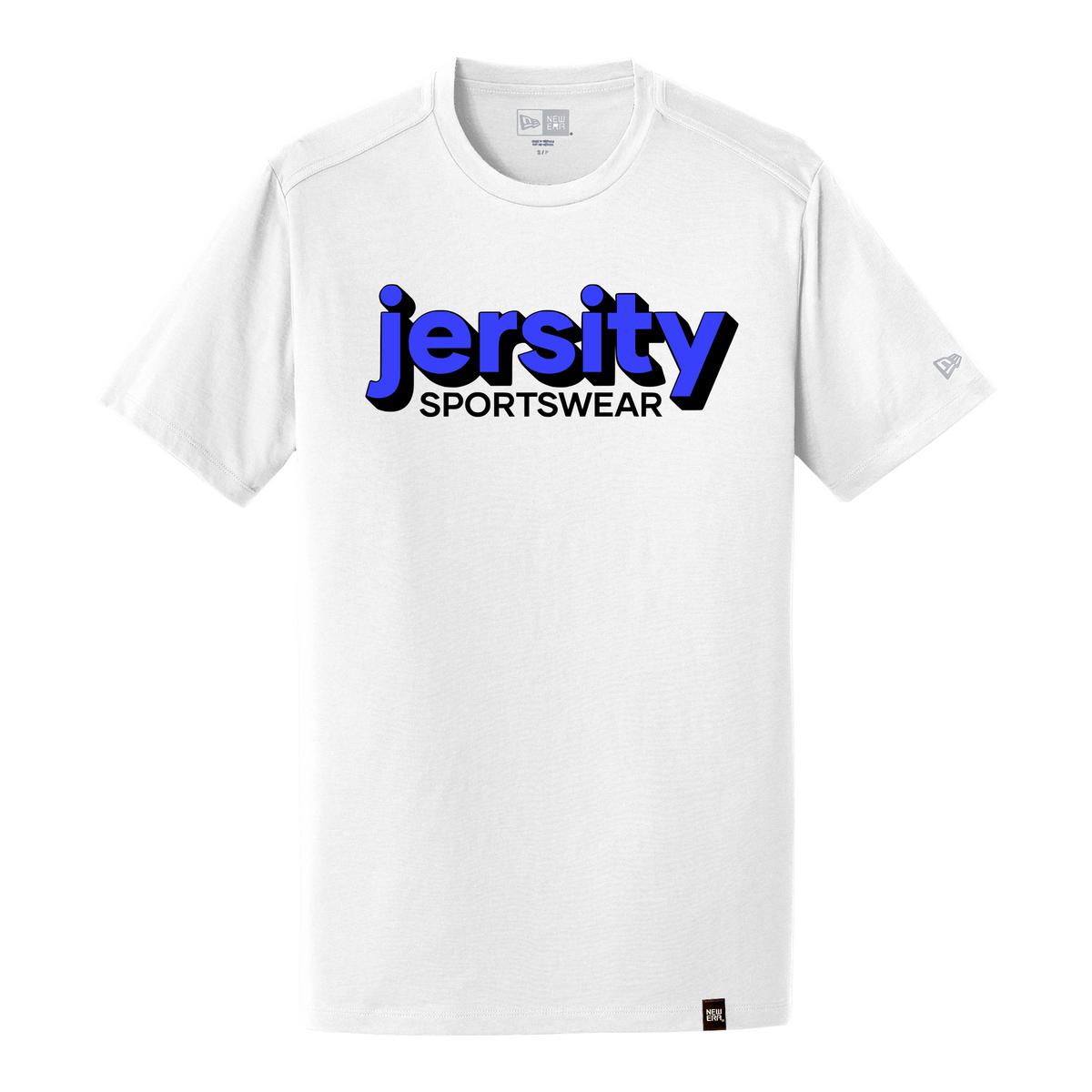 Jersity Wordmark - New Era Heritage Blend Crew Tee