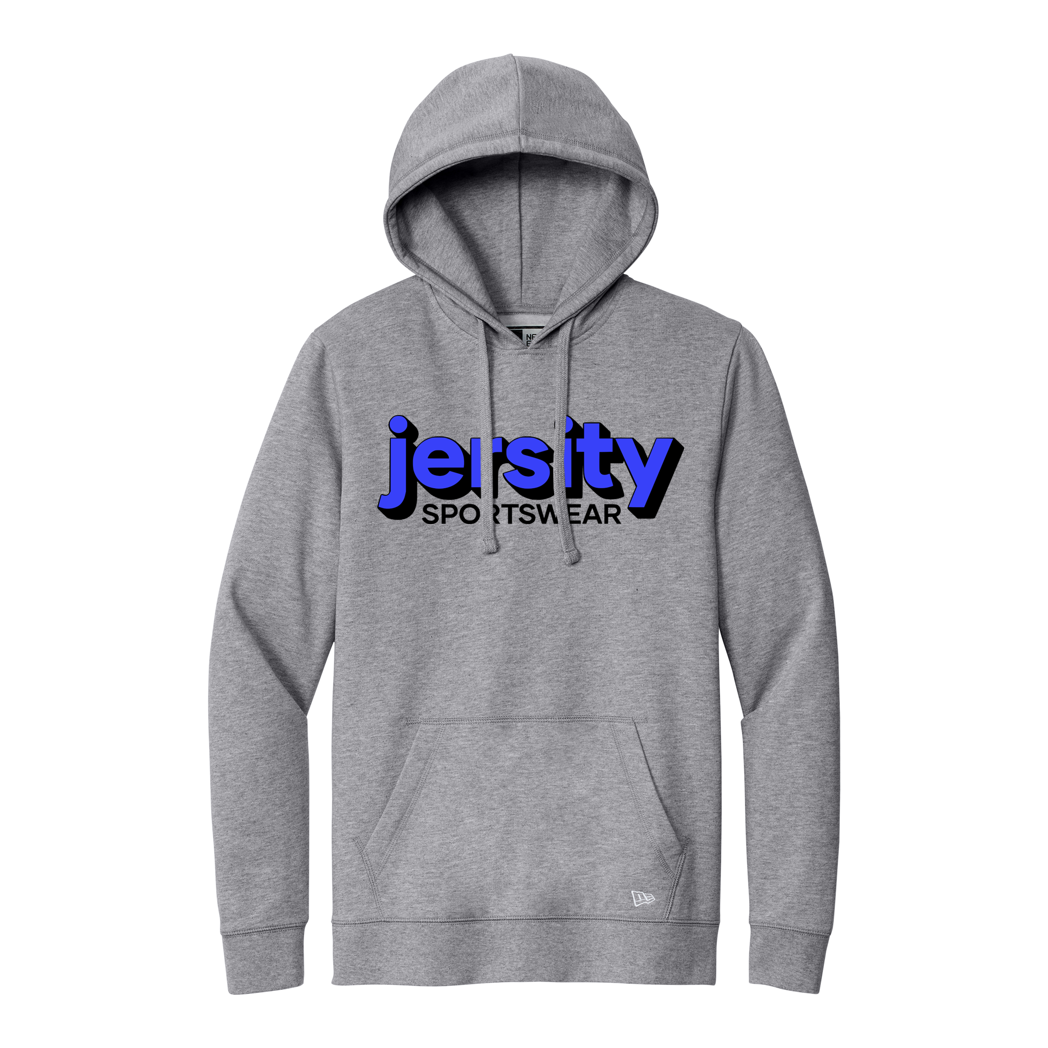 Jersity Wordmark - New Era Comeback Fleece Pullover Hoodie