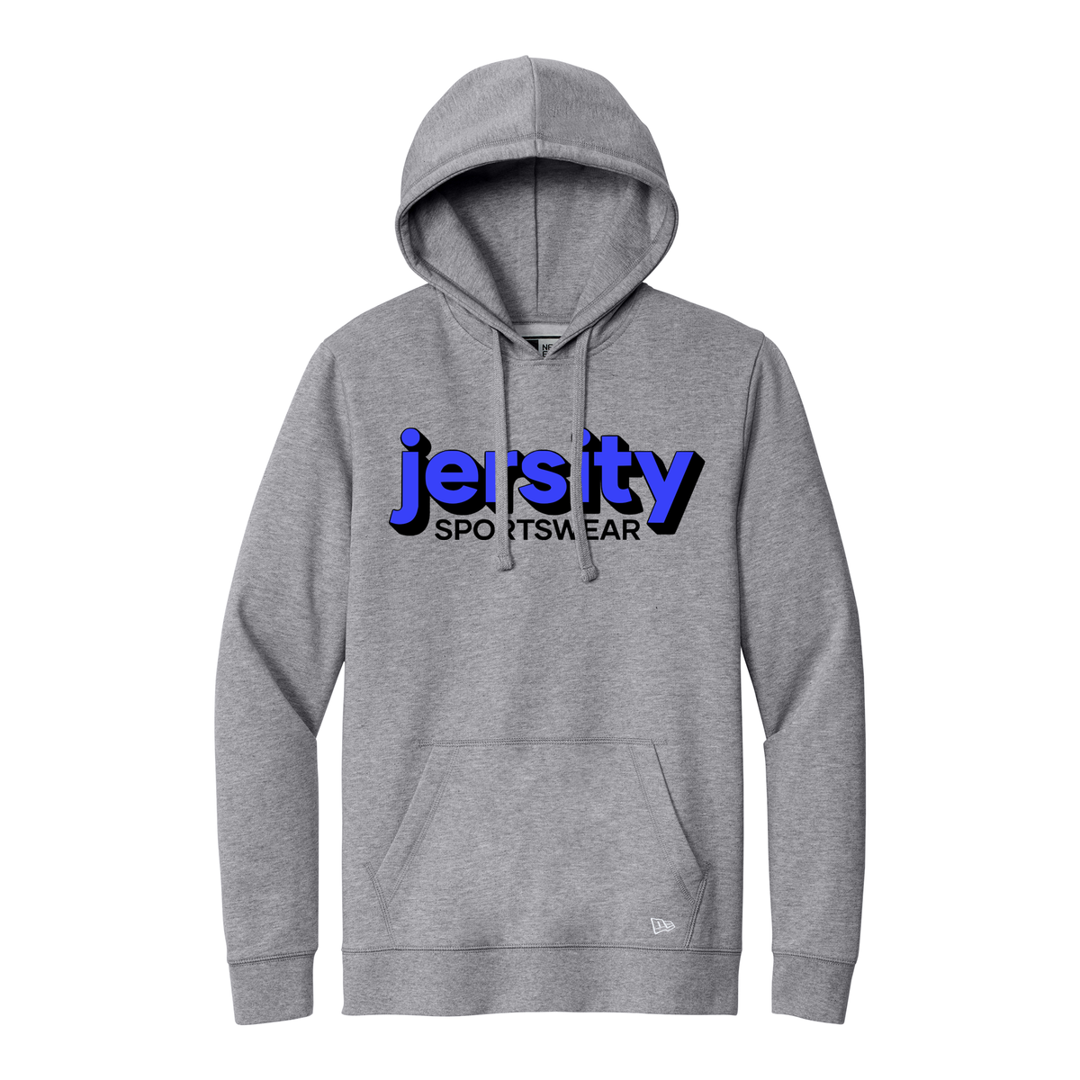 Jersity Wordmark - New Era Comeback Fleece Pullover Hoodie