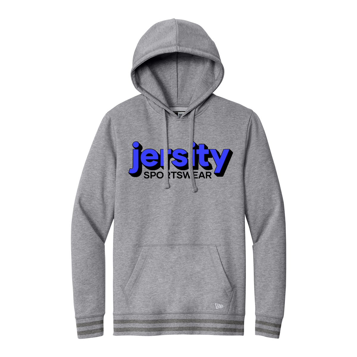Jersity Wordmark - New Era Comeback Fleece Pullover Hoodie
