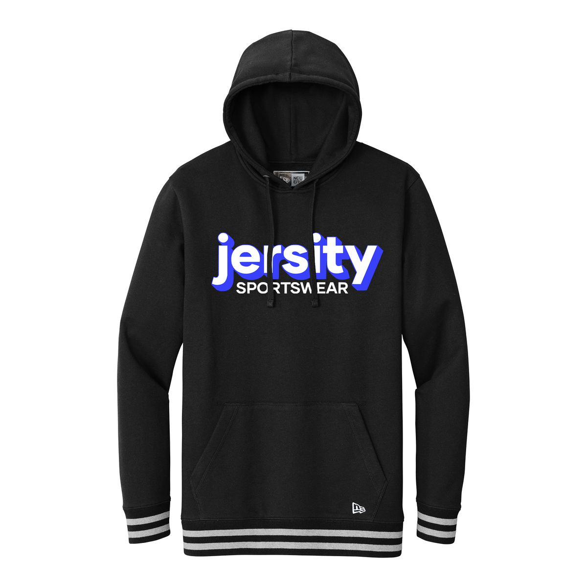 Jersity Wordmark - New Era Comeback Fleece Pullover Hoodie
