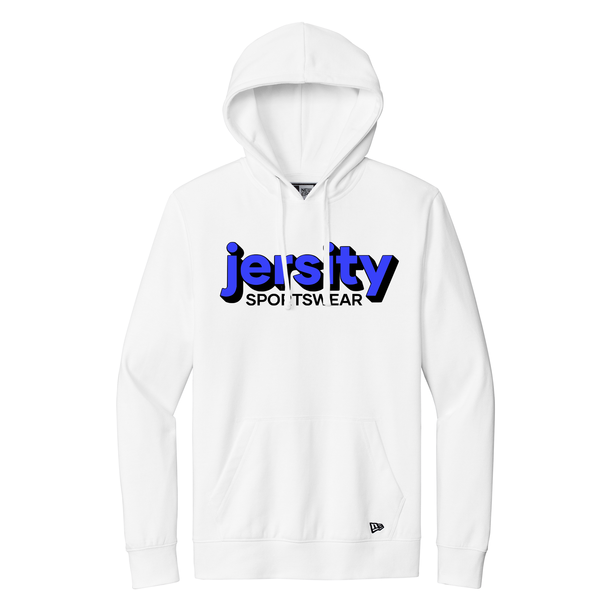 Jersity Wordmark - New Era Comeback Fleece Pullover Hoodie