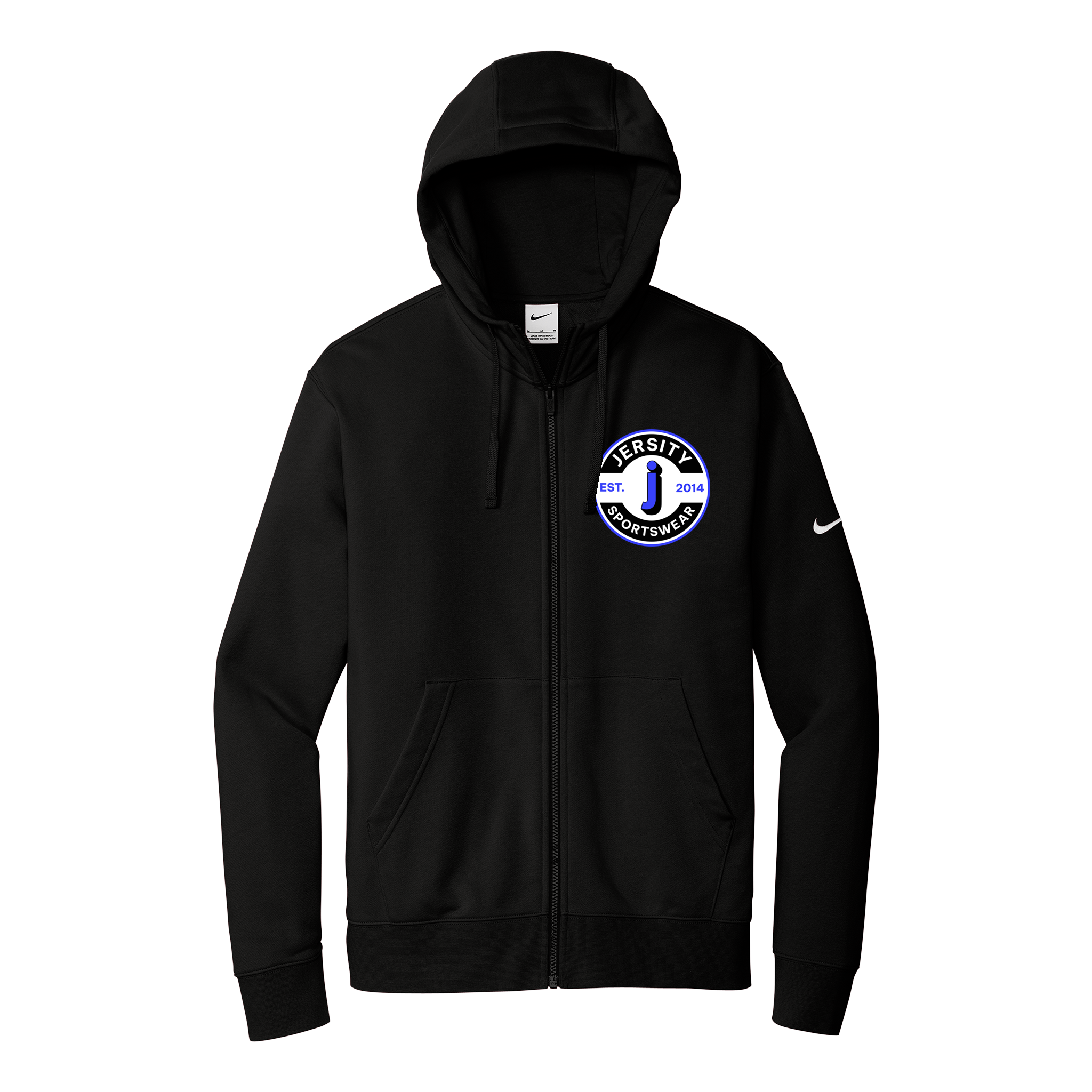 Jersity circle - Nike Club Fleece Sleeve Swoosh Full-Zip Hoodie