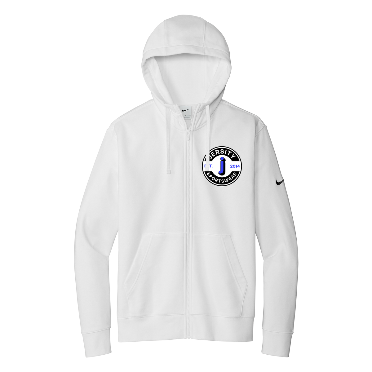 Jersity circle - Nike Club Fleece Sleeve Swoosh Full-Zip Hoodie