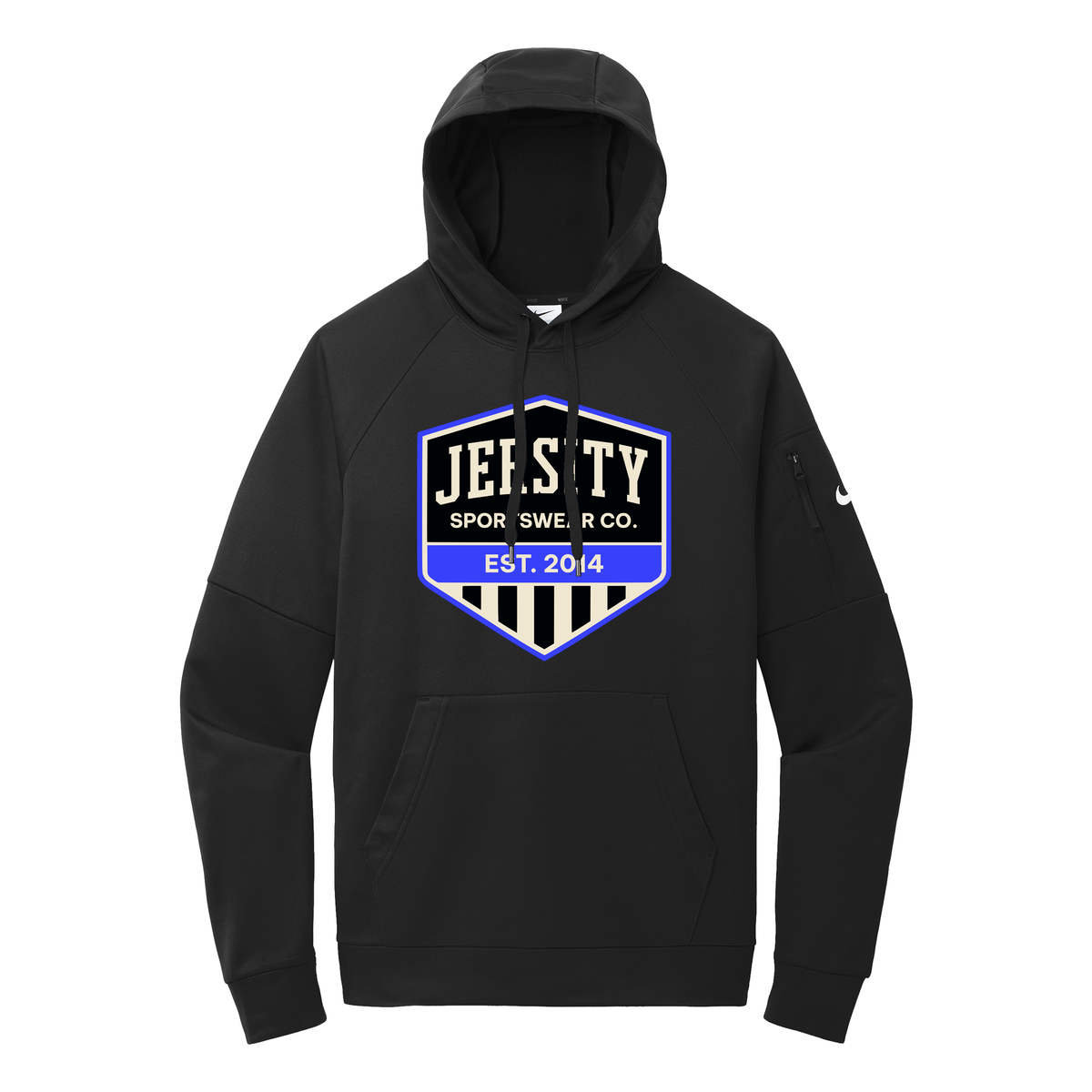 Jersity Vintage Shield - Nike Therma-FIT Pocket Pullover Fleece Hoodie