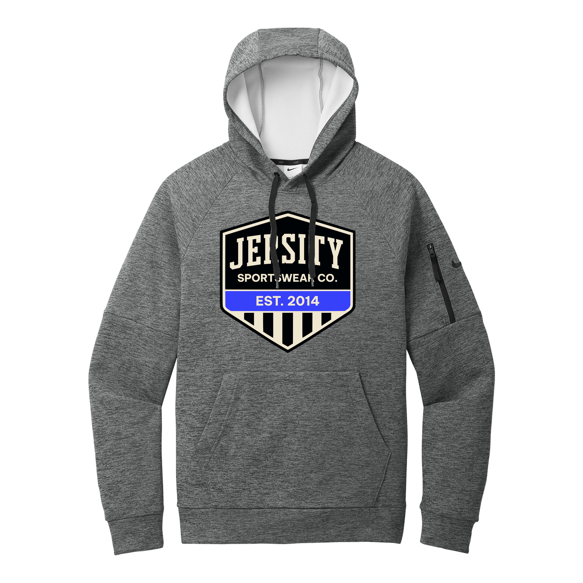 Jersity Vintage Shield - Nike Therma-FIT Pocket Pullover Fleece Hoodie