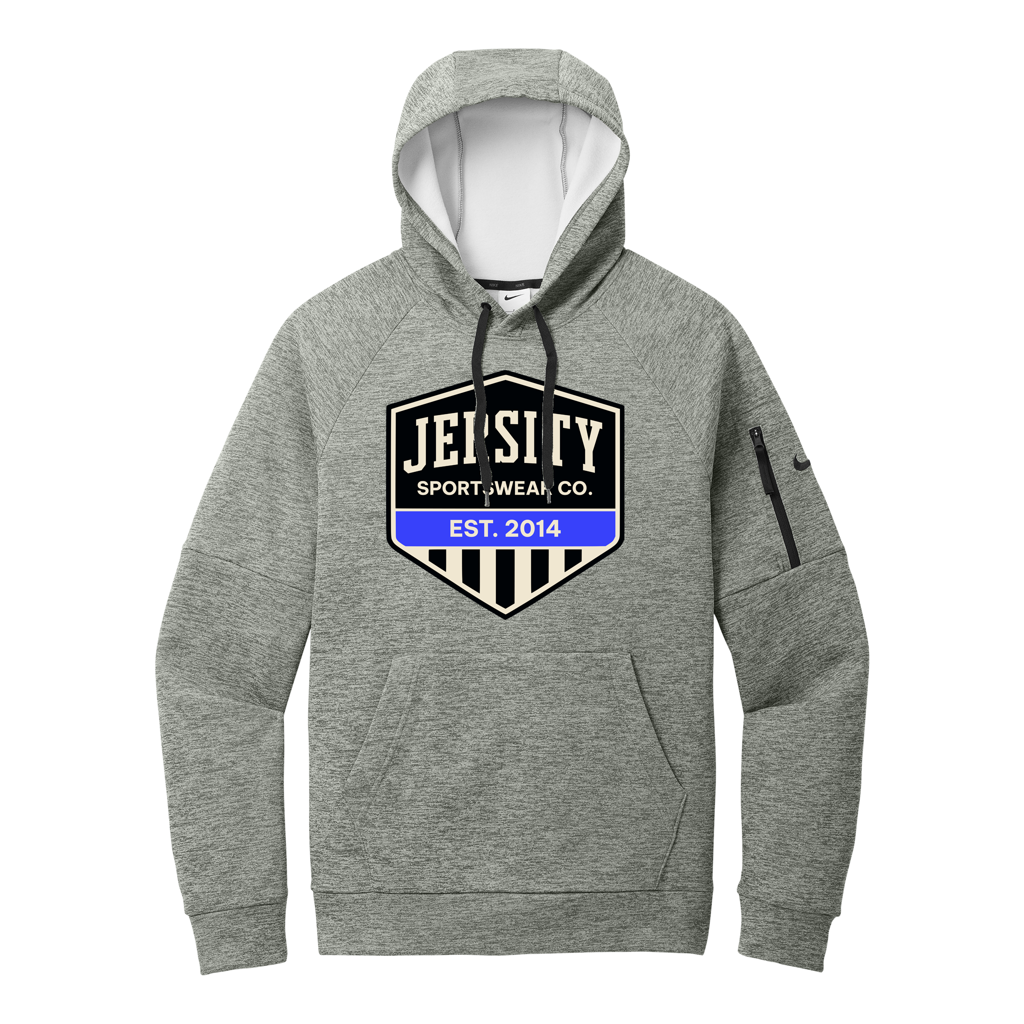 Jersity Vintage Shield - Nike Therma-FIT Pocket Pullover Fleece Hoodie