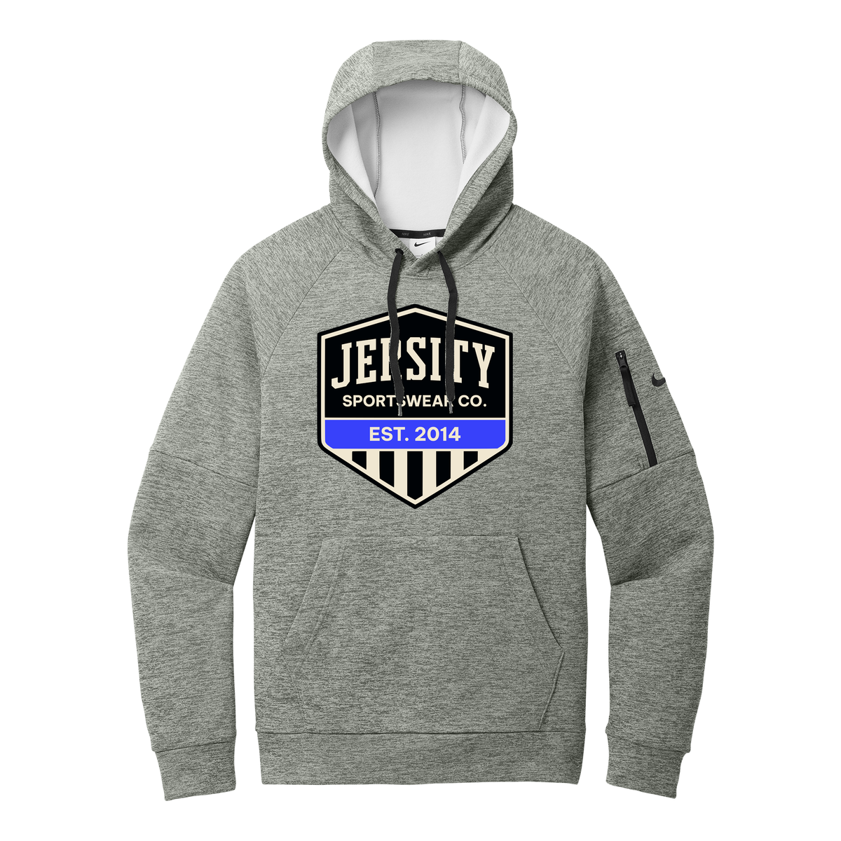 Jersity Vintage Shield - Nike Therma-FIT Pocket Pullover Fleece Hoodie