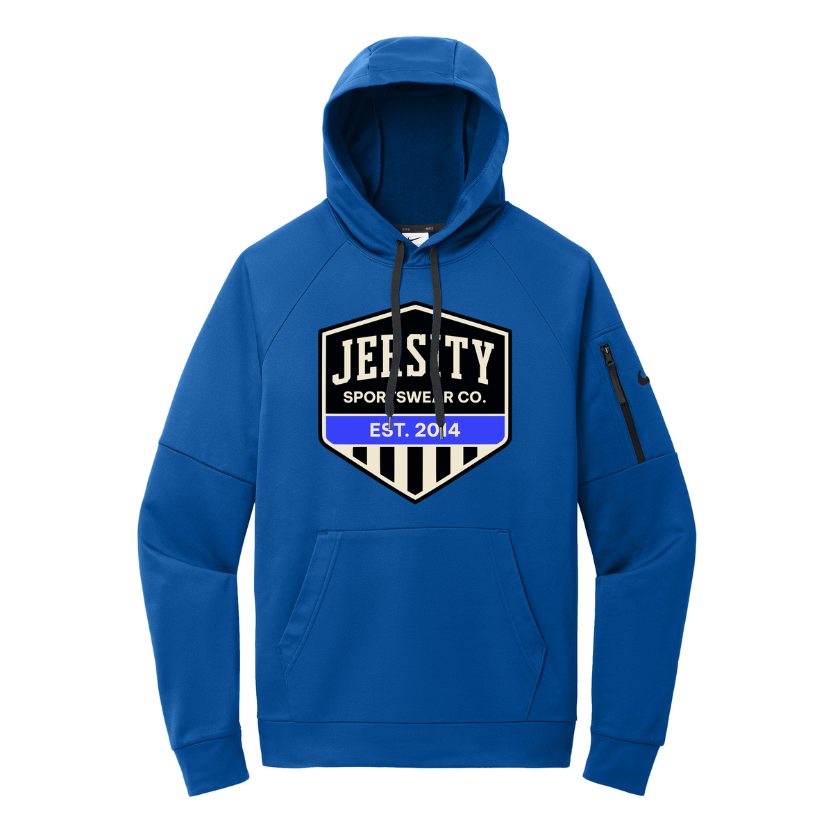 Jersity Vintage Shield - Nike Therma-FIT Pocket Pullover Fleece Hoodie