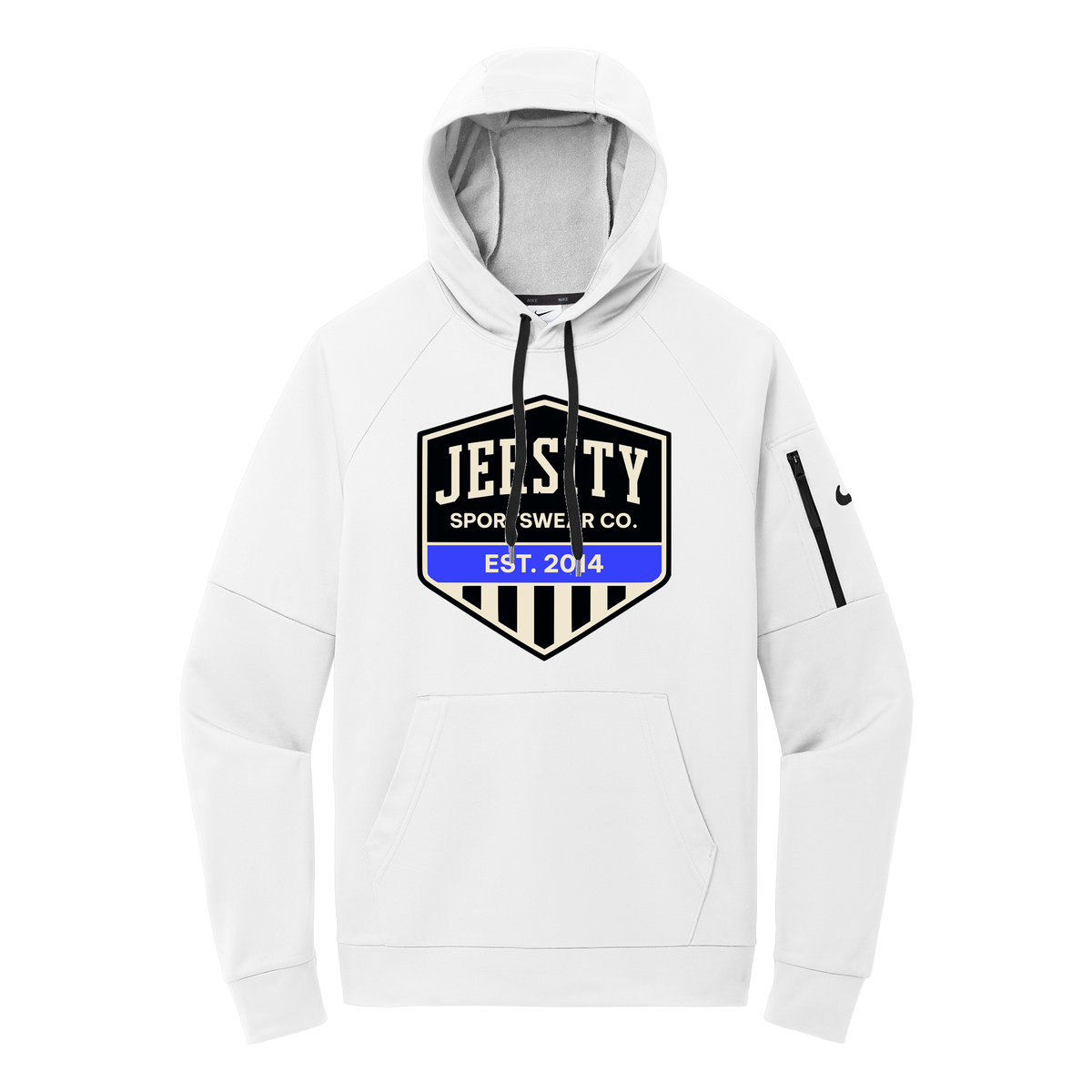 Jersity Vintage Shield - Nike Therma-FIT Pocket Pullover Fleece Hoodie