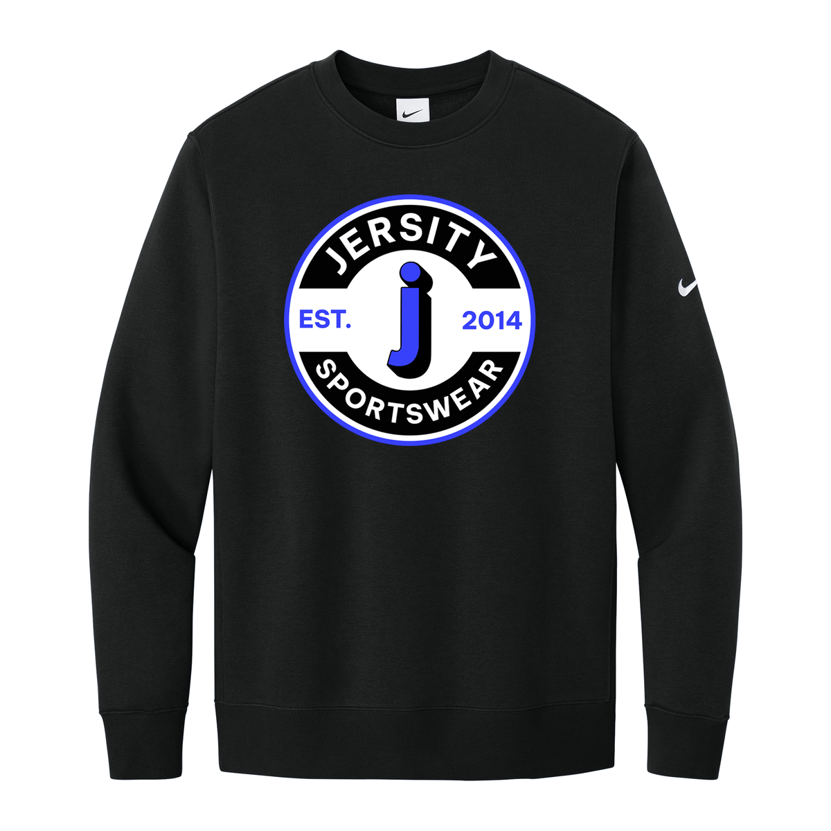 Jersity circle - Nike Club Fleece Sleeve Swoosh Crew