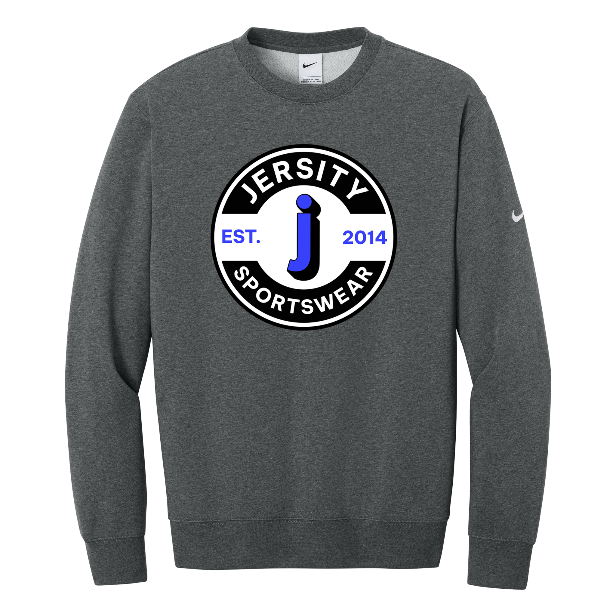 Jersity circle - Nike Club Fleece Sleeve Swoosh Crew