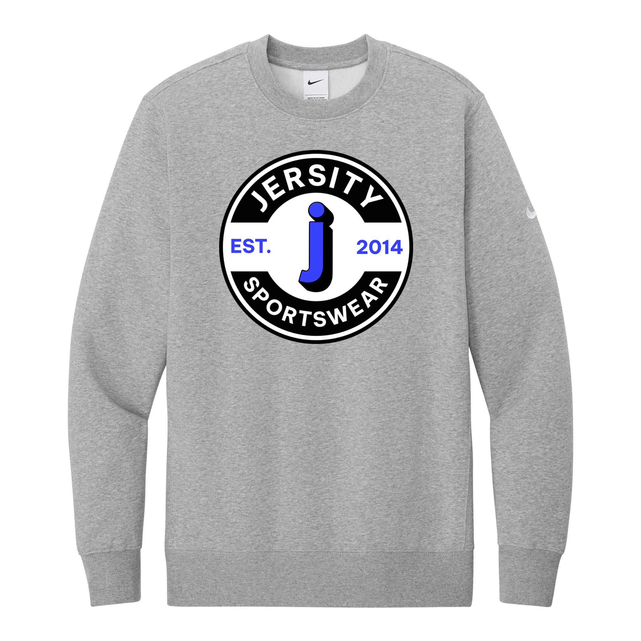 Jersity circle - Nike Club Fleece Sleeve Swoosh Crew