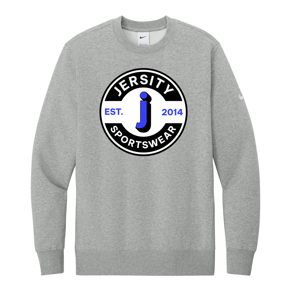 Jersity circle - Nike Club Fleece Sleeve Swoosh Crew