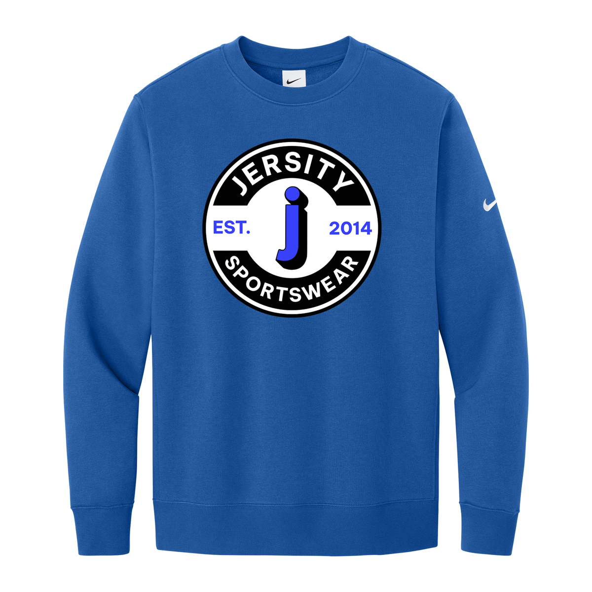 Jersity circle - Nike Club Fleece Sleeve Swoosh Crew
