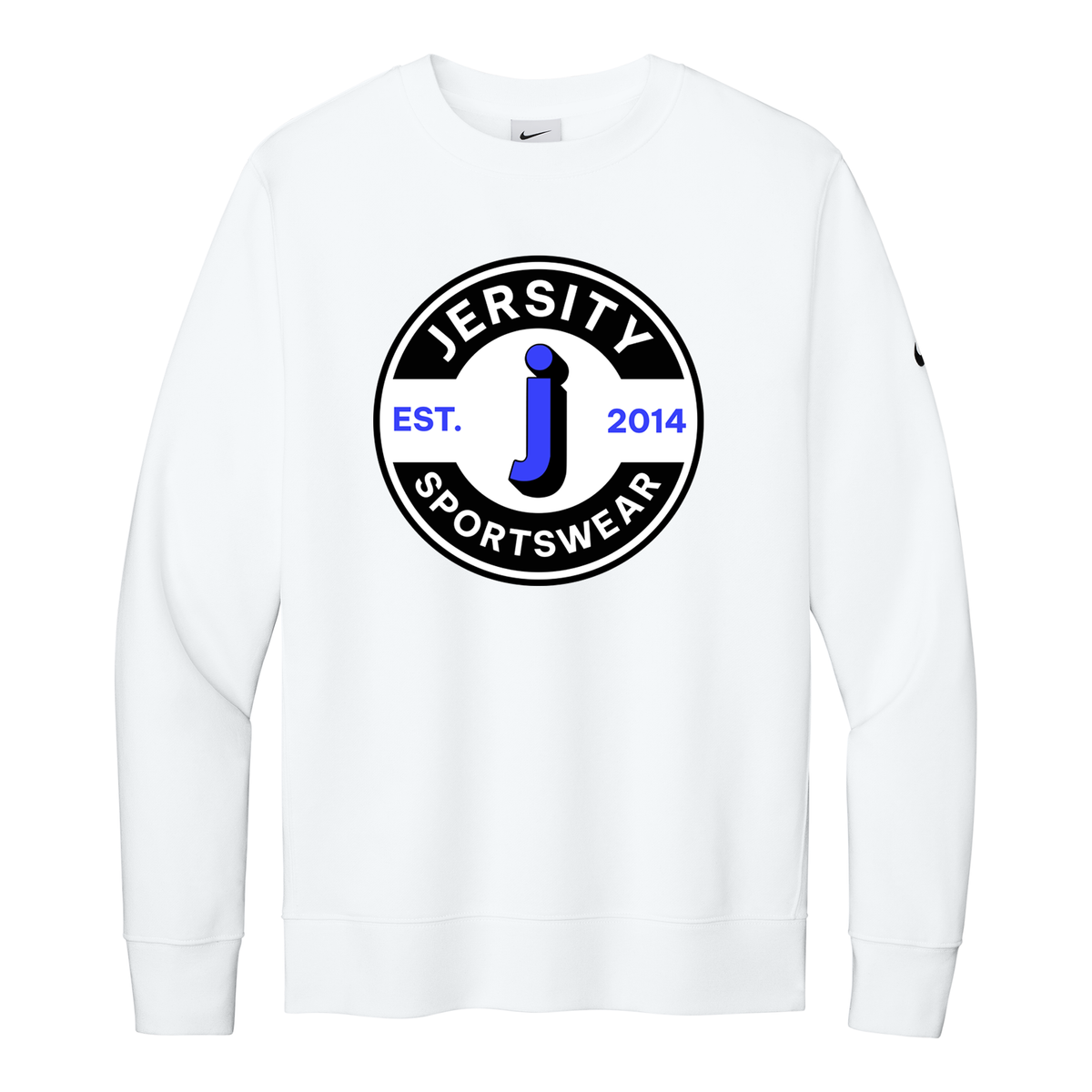 Jersity circle - Nike Club Fleece Sleeve Swoosh Crew