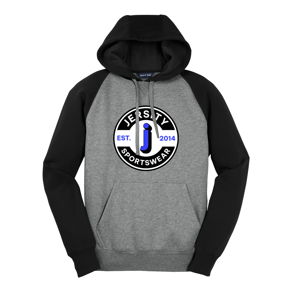 Jersity circle - Sport-Tek Raglan Colorblock Pullover Hooded Sweatshirt