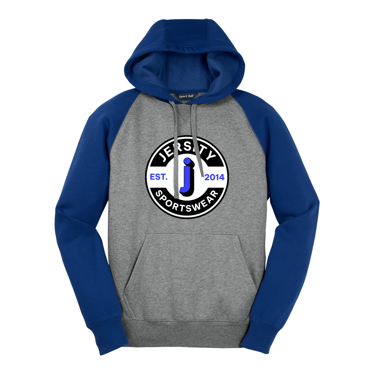 Jersity circle - Sport-Tek Raglan Colorblock Pullover Hooded Sweatshirt