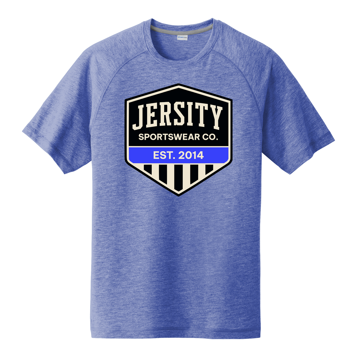 Jersity Vintage Shield - Sport-Tek PosiCharge Tri-Blend Wicking Raglan Tee